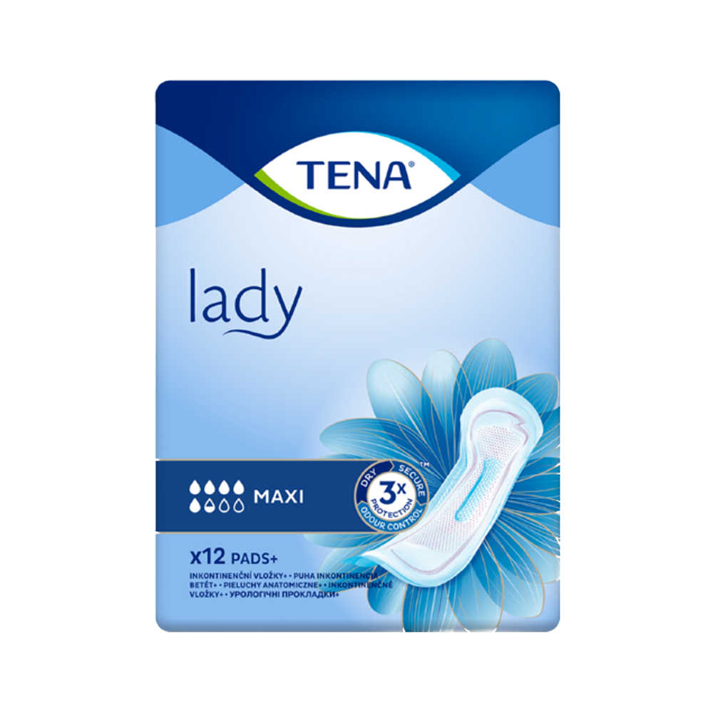 TENA Lady Incontinence Pads Maxi 12’s