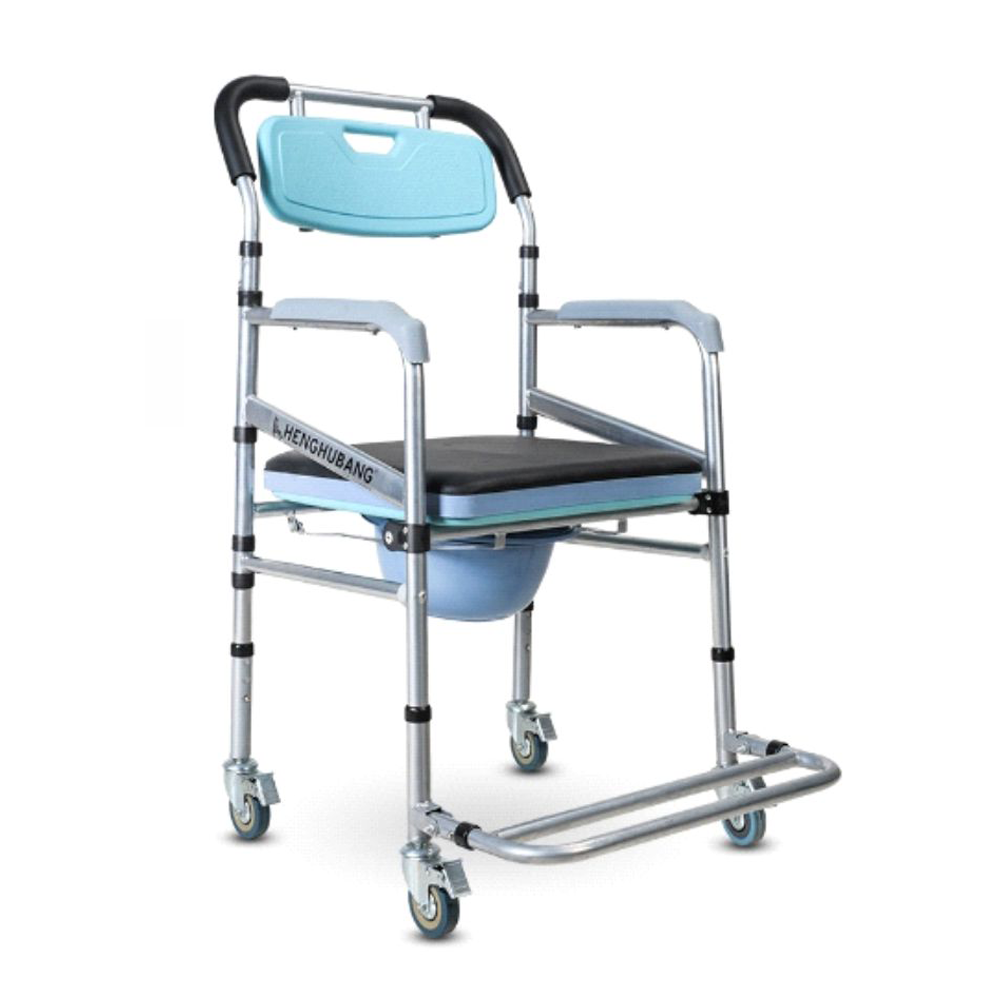 Commode Mobile with footrest