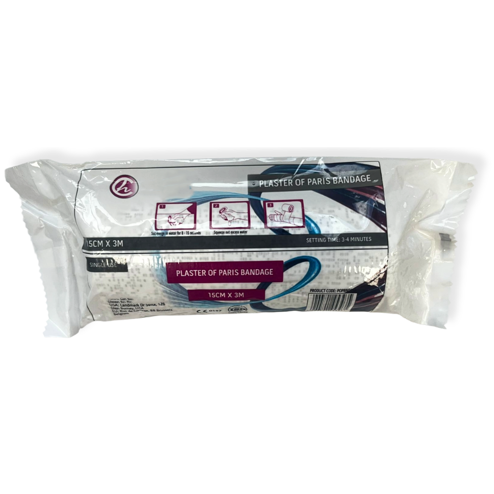 Plaster of Paris Bandage 15cm x 3m – Singles
