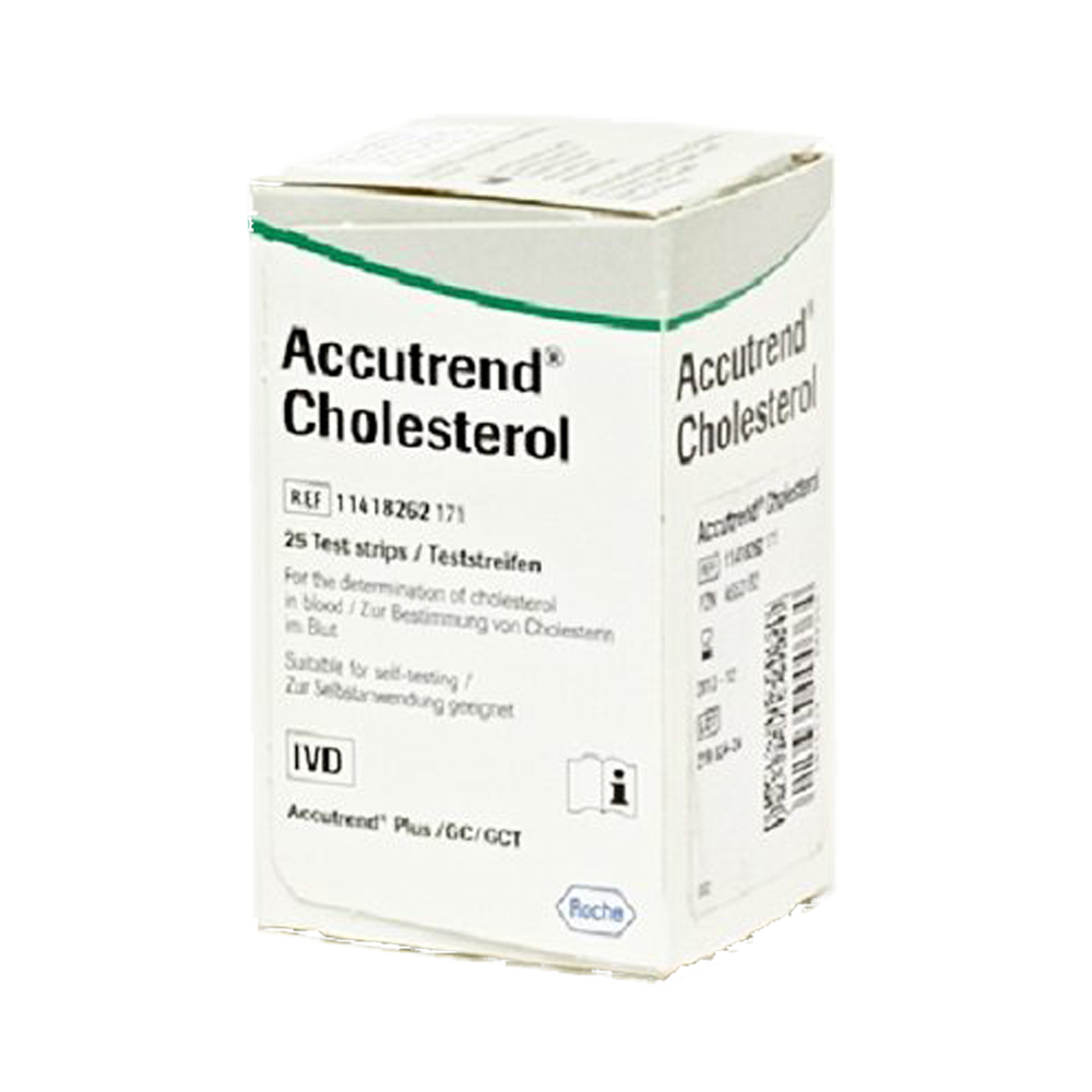 Accutrend Cholesterol Strips 25