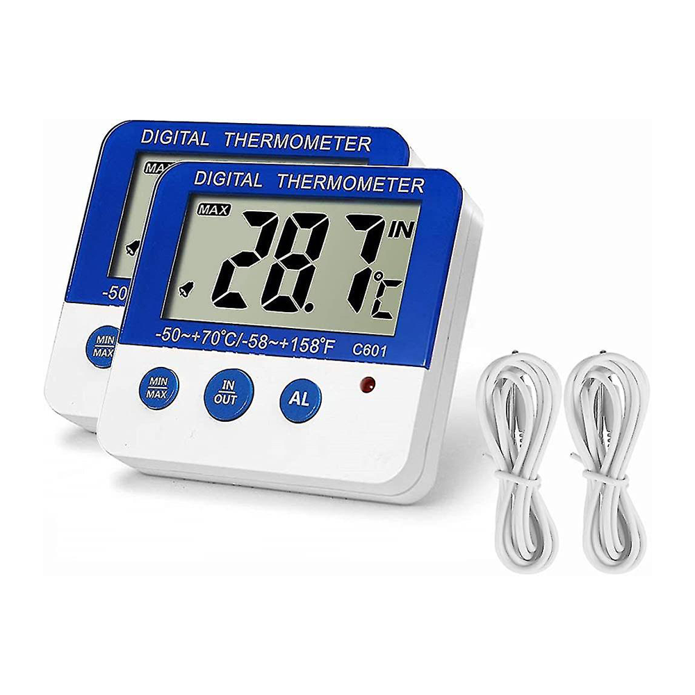 Twin Reading Fridge Thermometer -with Probe