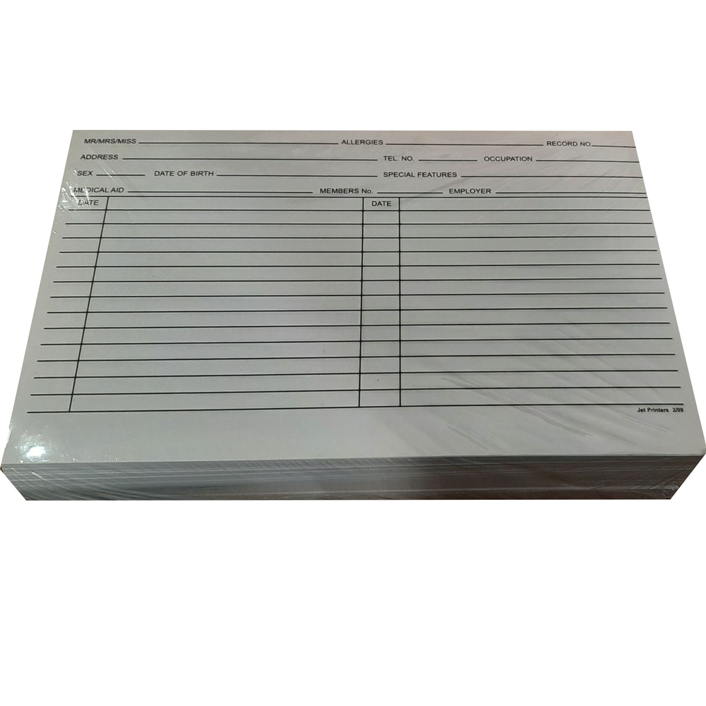 Medical Record Cards – 1000s