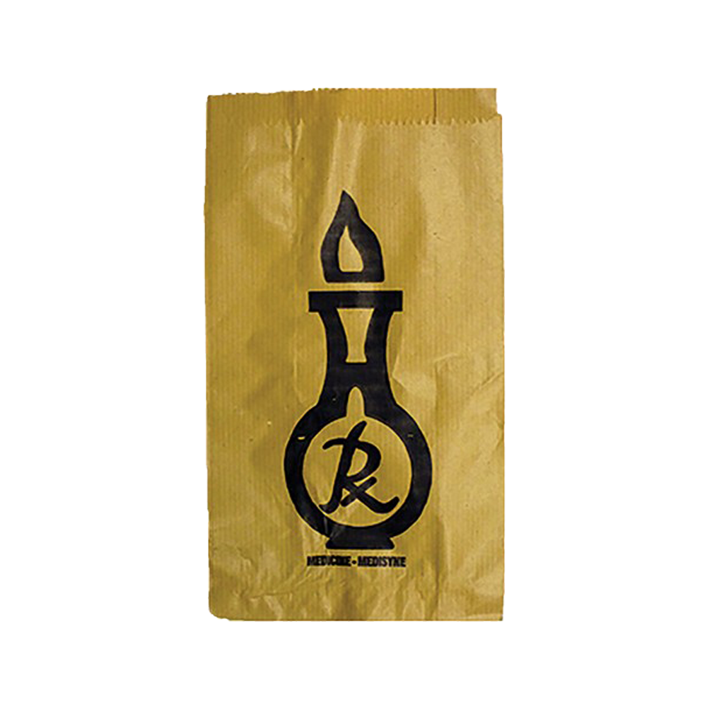 Paper Bag Rx Black Med 254x140x70 – 500
