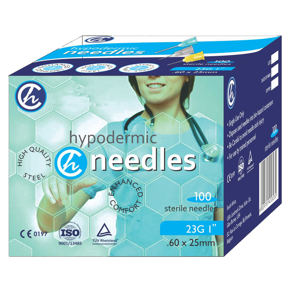 Needle 23G 1″ (.60X.25) -100s
