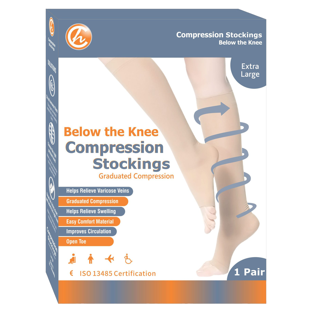 Compression Stockings XL Below the Knee Class 2