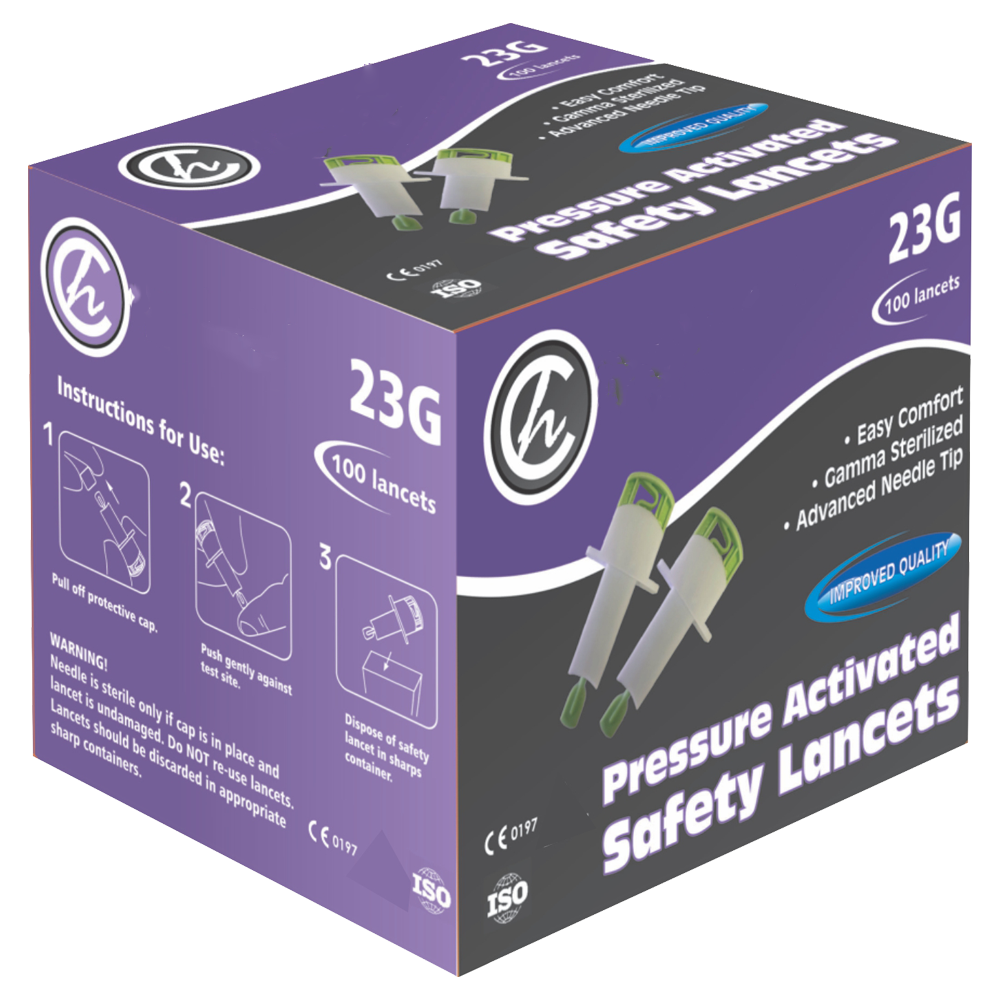 Safety Lancets 23G 100s