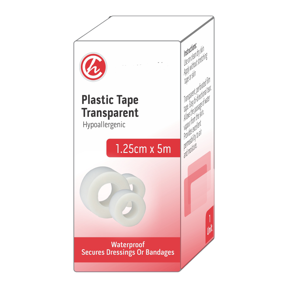 Plastic Tape Transparent 1.25cm x 5m – Singles