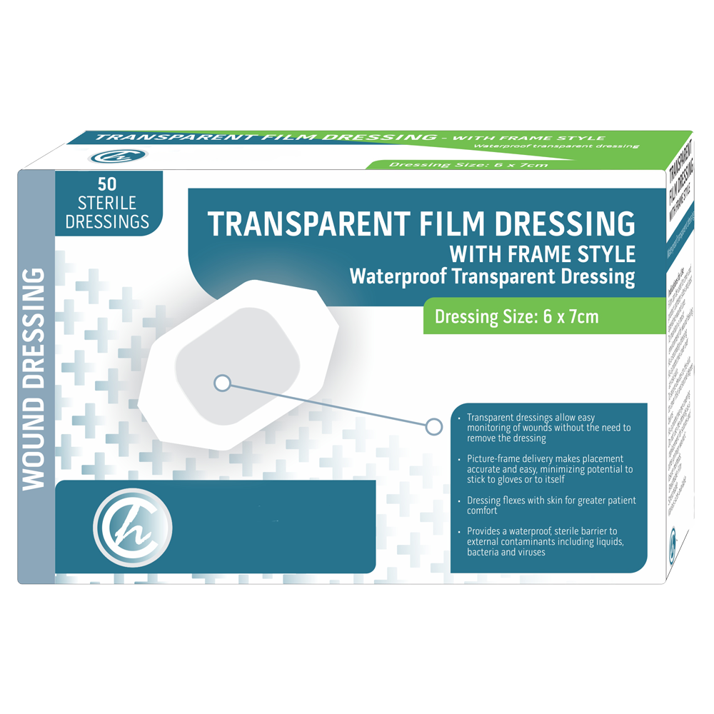 Dressing Transparent Film Frame Style 6 x 7cm – 50S