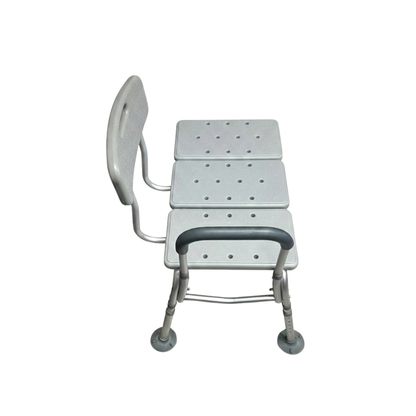 Shower Chair Bench with One Side Handle and Backrest