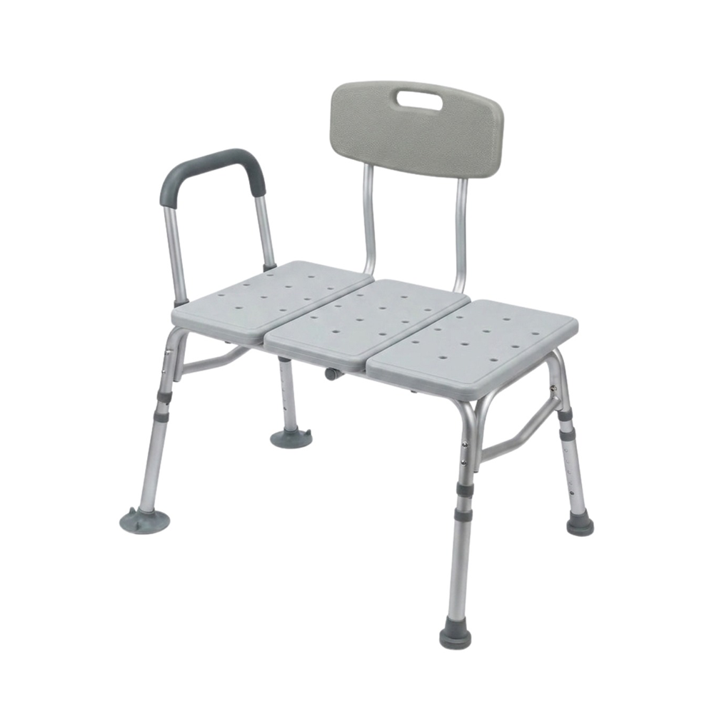 Shower Chair Bench with One Side Handle and Backrest