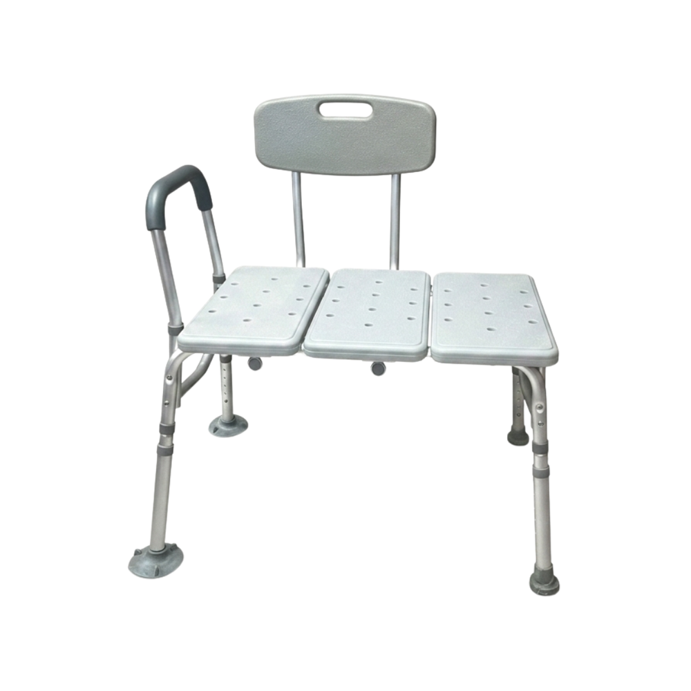 Shower Chair Bench with One Side Handle and Backrest