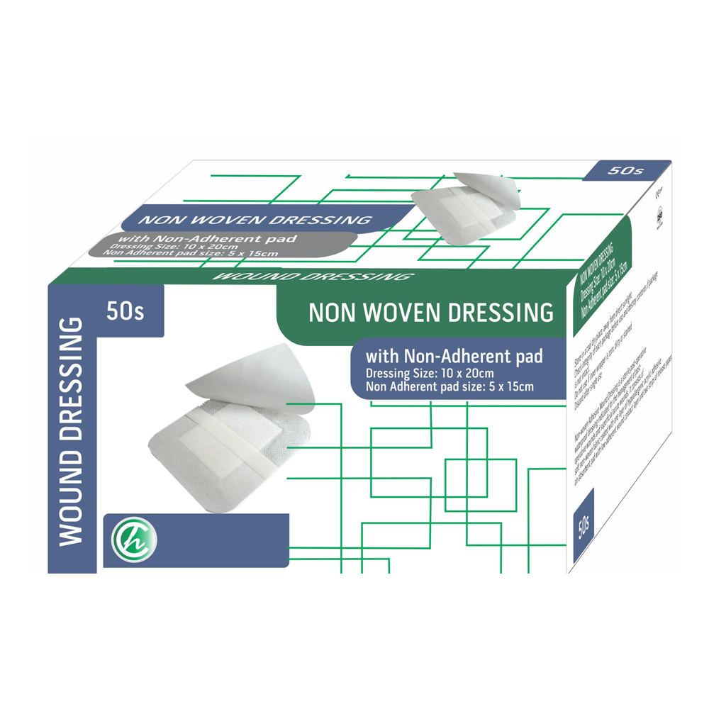 Dressing Non-Woven with Pad 10x20cm- 50s
