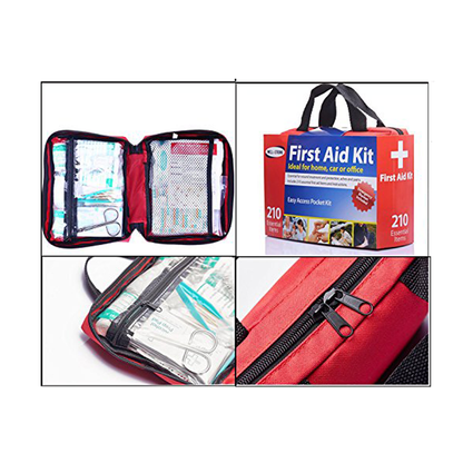First Aid Kit with BAG – 210 items