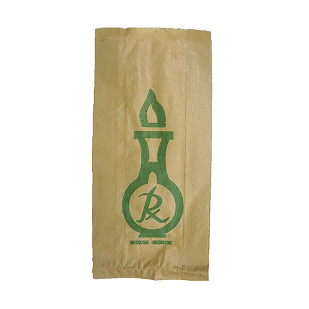 Paper Bag Rx Green X-lar 400x180x80 – 500