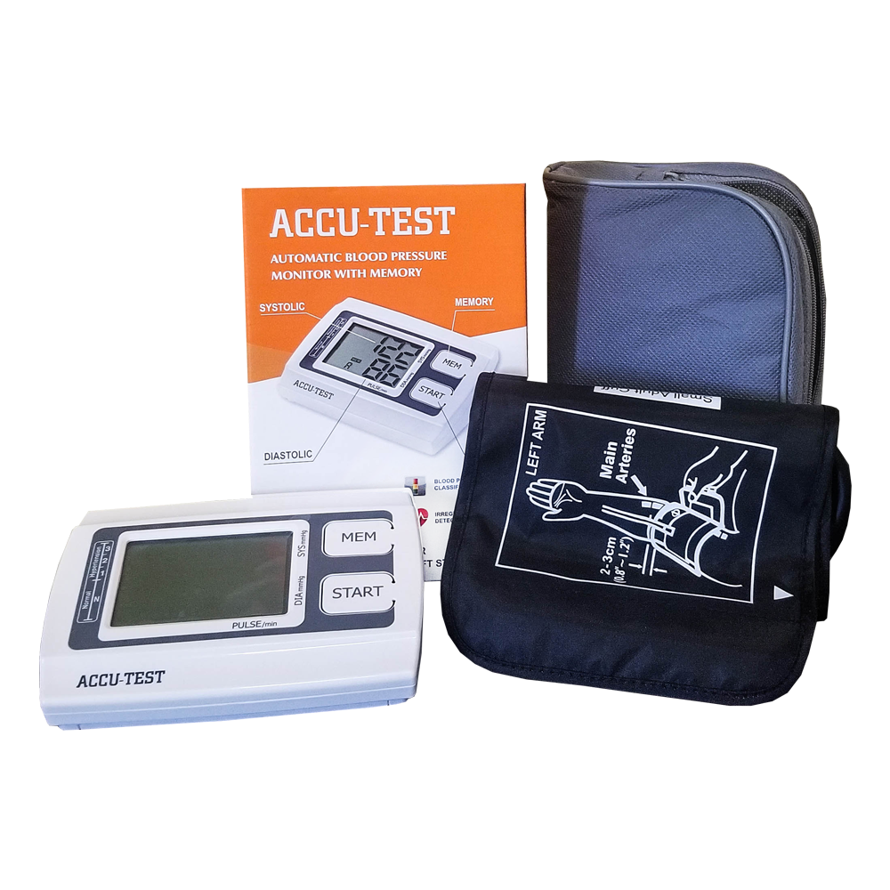 Blood pressure Monitor Arm Cuff Automatic Accu Test