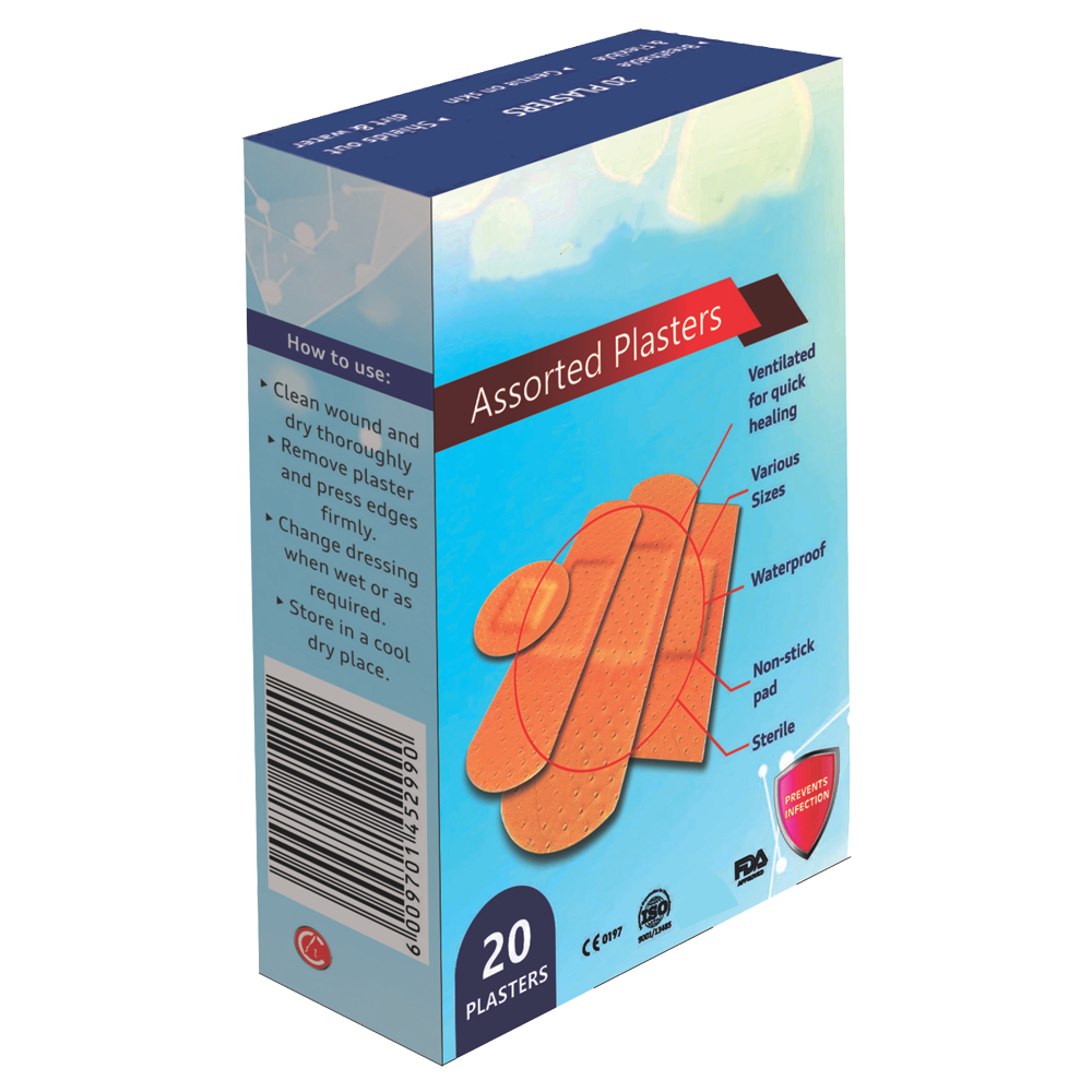 Plasters Assorted 20s