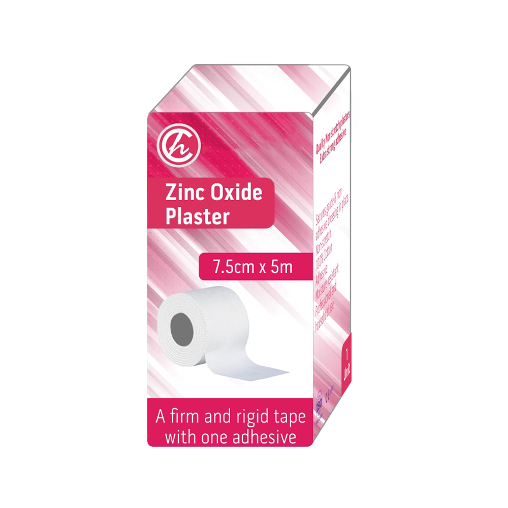 Zinc oxide Plaster Tape 7.5cm x 5 – Singles
