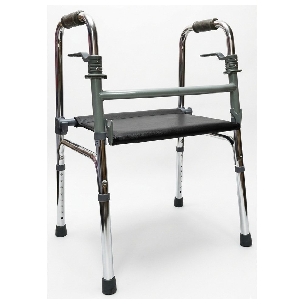 Walker with Seat – Aluminium