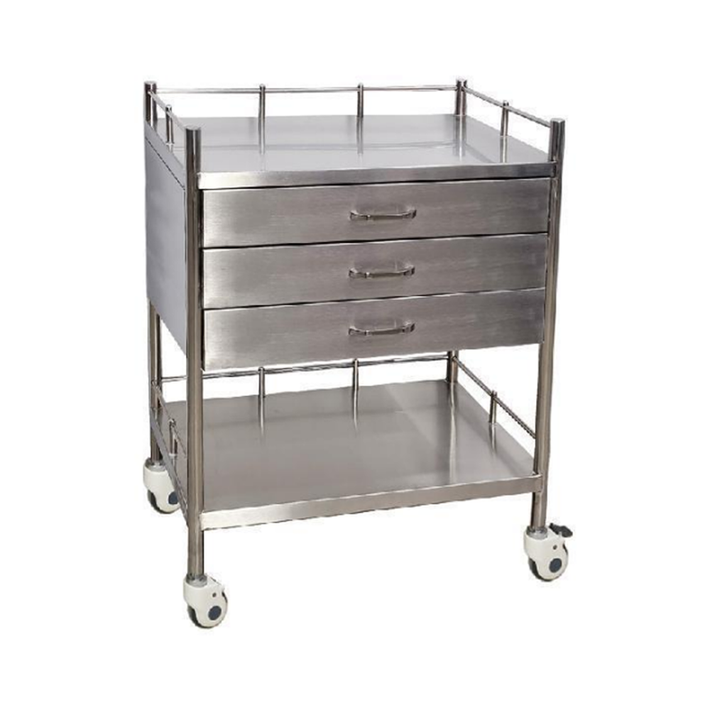 Stainless Steel Trolley – 3 Layer