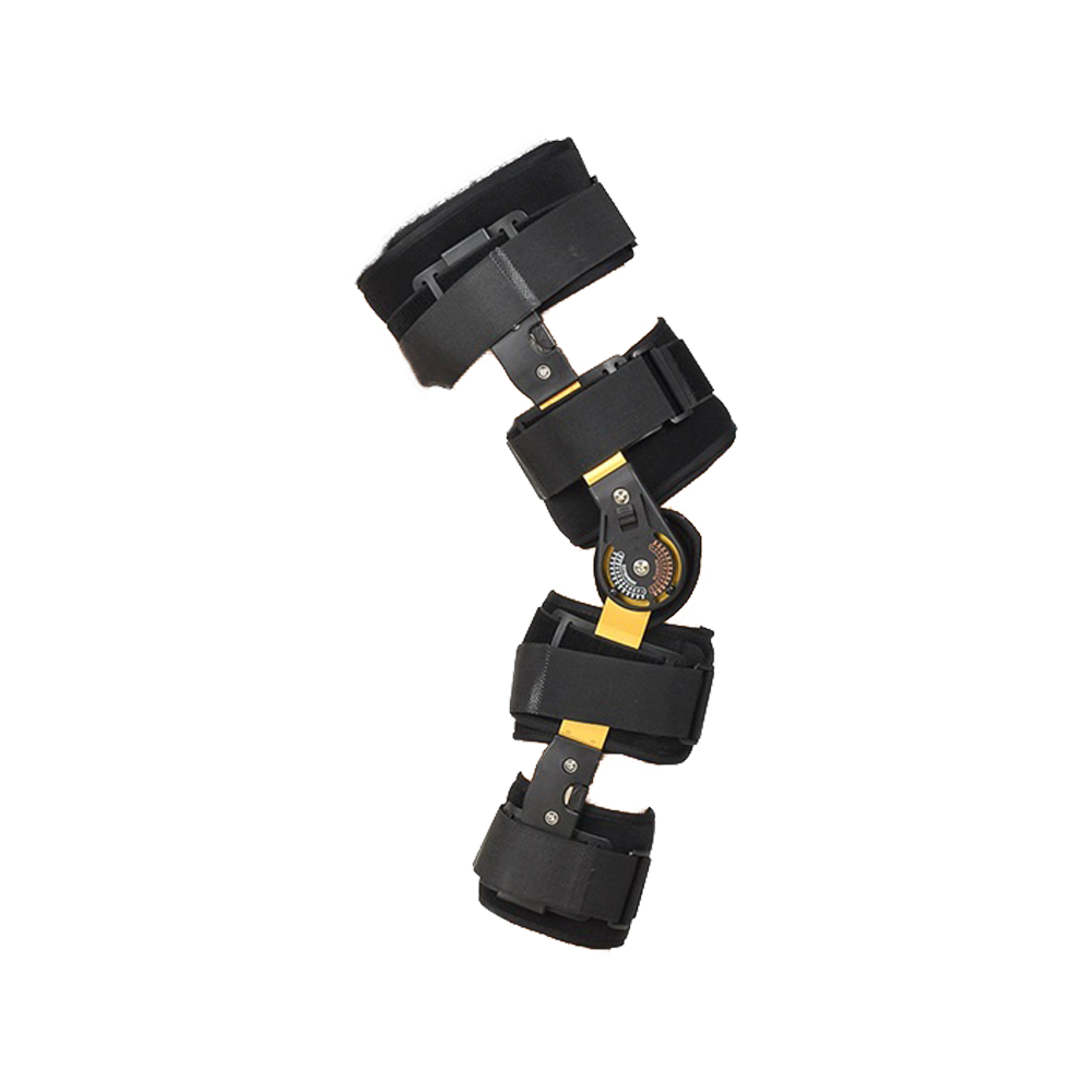 ROM Knee Brace Fixed Support 0 – 120 degrees II Black- Universal
