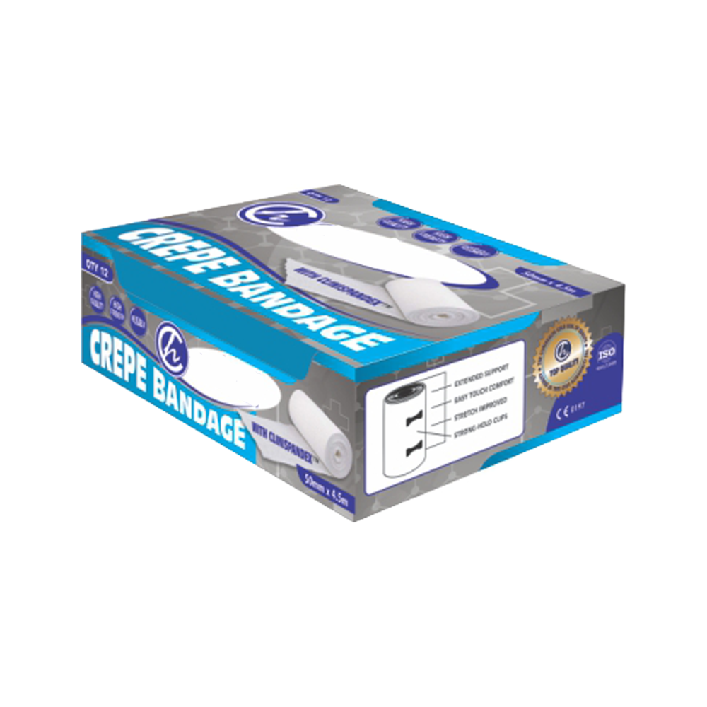Crepe Bandage 50mm X 4.5m – 1s