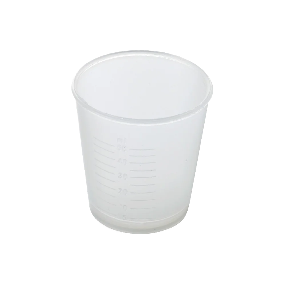 Medicine Tumbler 50ml Plastic – 50s