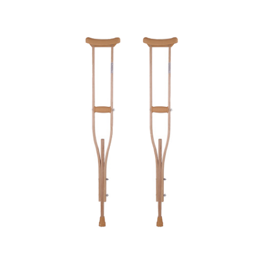 Wooden Underarm Crutches Medium -Pair (2)