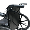 Wheelchair with fixed armrest – Black