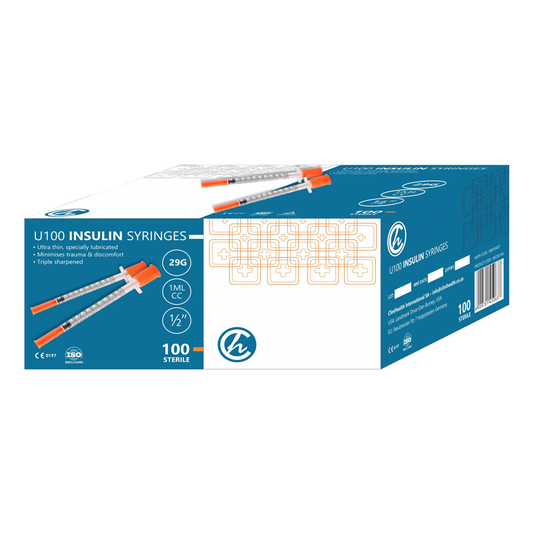 1ml Syringe with 29G – 100s