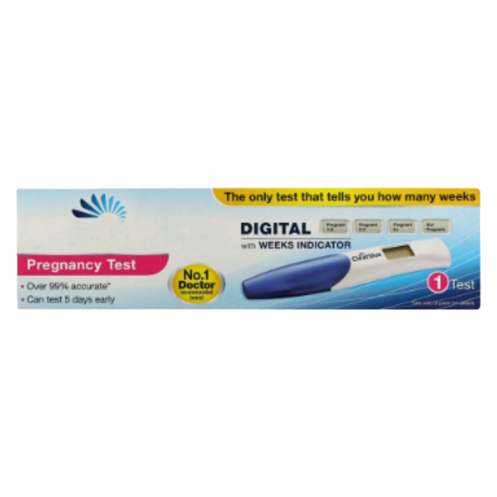 Digital Pregnancy Test with weeks indicator – Single
