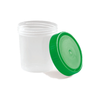 Urine Specimen Jar 250ml Green Lid