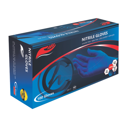Nitrile Gloves Powder Free – 100s Clinihealth Large
