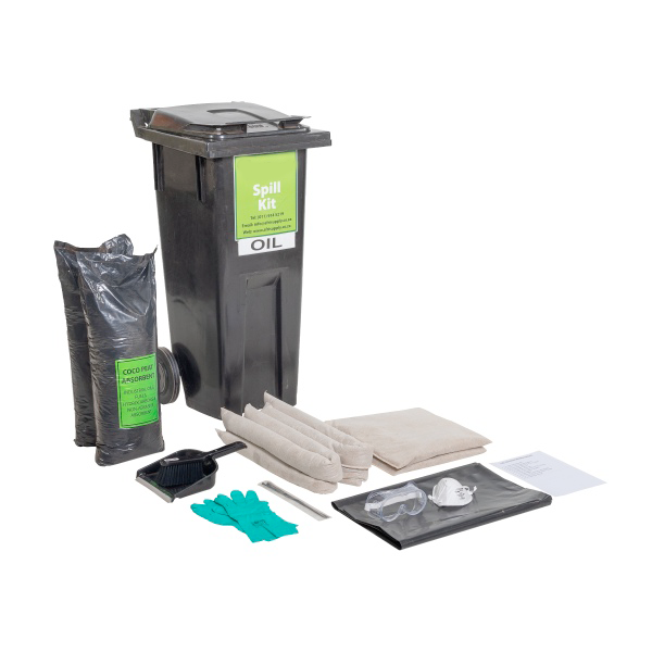 130l Oil Wheelie Bin Spill Kit