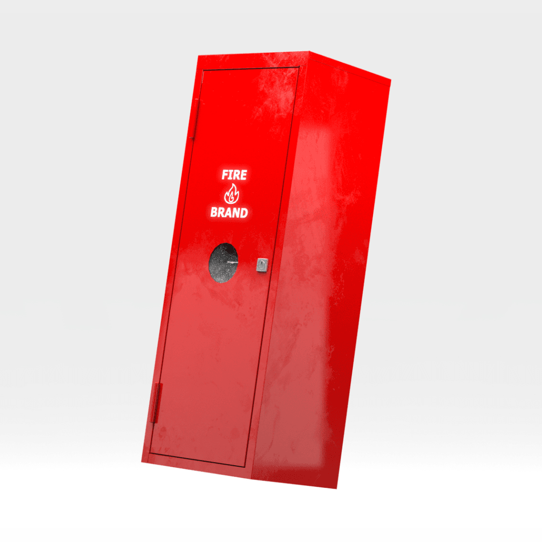 9KG Single Fire Extinguisher Cabinet (Metal)