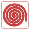 Red Hose Reel Sign - 29x29cm