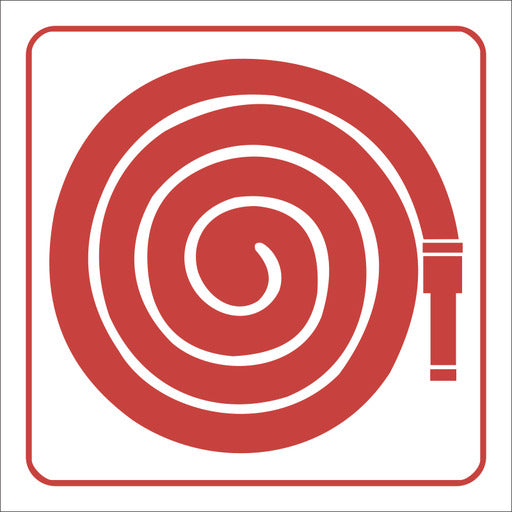Red Hose Reel Sign - 29x29cm